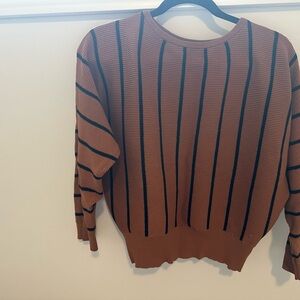 Striped Brown Sweater